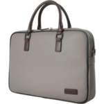 EXB2161BU-GREY Bugatti 14.1" CONTRAST SLIM BRIEFCASE