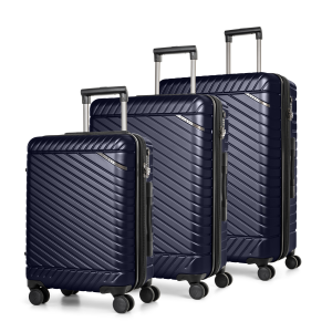 HLG4803BU-NAVY Bugatti Bugatti Oslo 3 pcs set Luggage