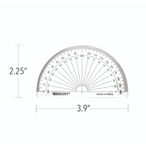480 Acme United Limited 180? 4? Protractor ? Bulk / Rapport