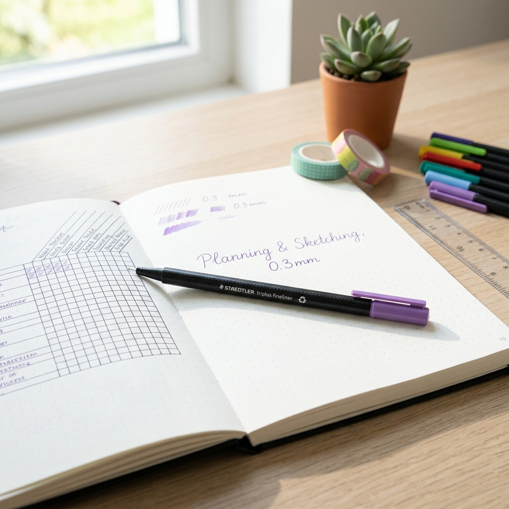 334-68-A7 STAEDTLER Fineliner triplus 0.3mm lilac