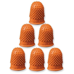 712 Acme United Limited Heavy Duty Non-Ventilated Rubber Fingertip Pad M