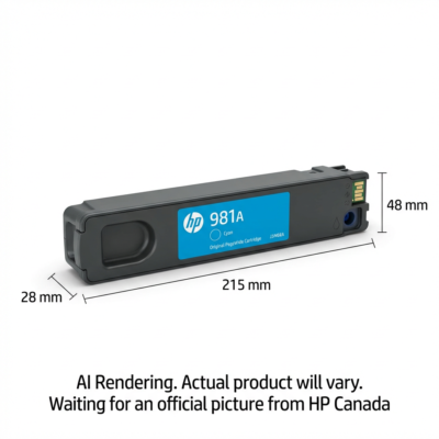 J3M68A HP Canada HP 981A Cyan Original PageWide Cartridge