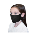 7747 Globe Commercial Products Reusable Face Mask Black Poly