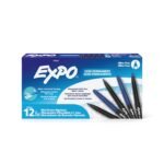 16003A Expo Expo Wet Erase 12Ct Blue Ultra Fine Os