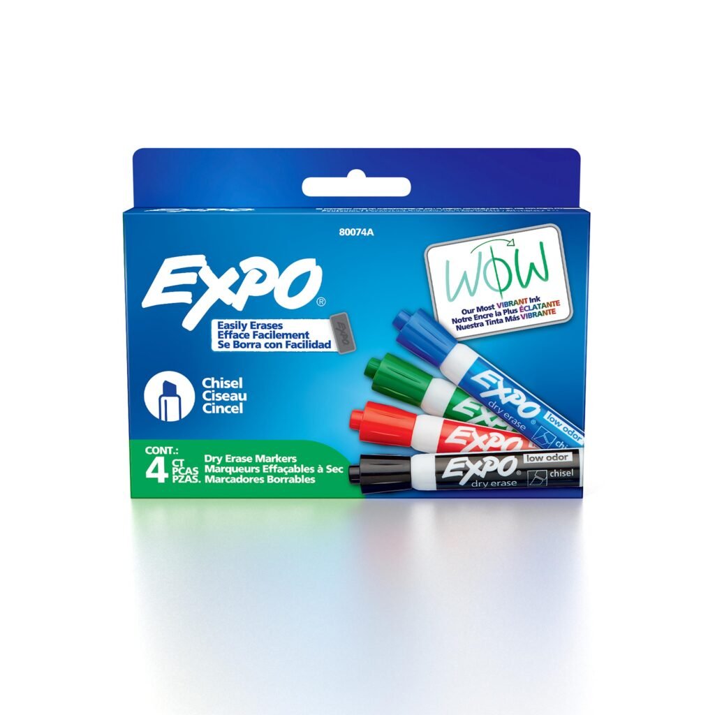 80074A Expo Expo Low Odour 4pk Asst Chisel —