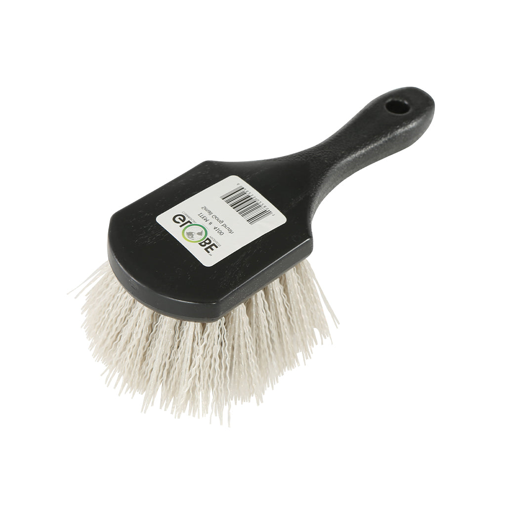 4100 Globe Commercial Products Short Handle Gong Brush - Sti
