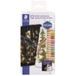 146M-M12A6 STAEDTLER Metallic Col Pencil Metal 12Pc Fsc 100%