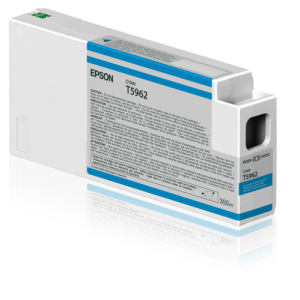 T596200 Epson Ultrachrome Hdr Cyan 350ML, Stylus Pro 7700/7