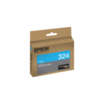 T324220 EPSON T324 ULTRACHROME HG2 Cyan Ink Cartridge, Stand
