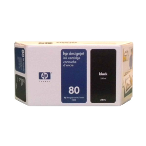 C4871A Hp #80 Black (350 ML) Inkjet Cartridge For Designjet