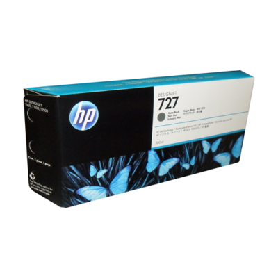 C1Q12A Hp #727 300 Ml Matte Black Ink Cartridge
