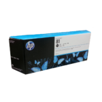 C4930A Hp #81 Black Dye Ink Cartridge For Designjet 5000 Ser