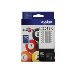 LC201BKS Black Ink For MFCJ4320DW/MFCJ4420DW/MFCJ4620DW/M