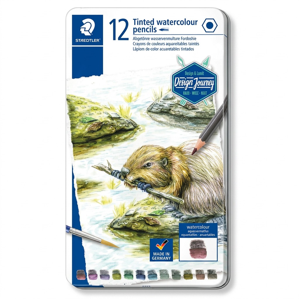 14610T-M12 STAEDTLER Coloured pencil tint 12pc 100% PEFC