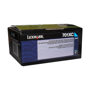 70C1XC0 Lexmark 701XC Cyan Extra High Yield Return Program T