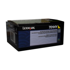 70C1HY0 Lexmark 701HY Yellow High Yield Return Program Toner