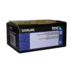 70C10C0 Lexmark 701C Cyan Return Program Toner Cartridge