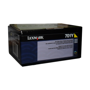 70C10Y0 Lexmark 701Y Yellow Return Program Toner Cartridge