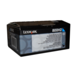 80C0H20 Lexmark 800H2 CX410/510 Cyan High Yield Toner Cartri