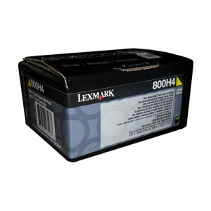 80C0H40 Lexmark 800H4 CX410/510 Yellow High Yield Toner Cart