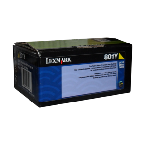80C10Y0 Lexmark 801Y CX310/410/510 Yellow Return Program Ton