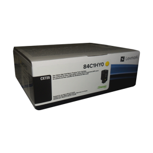 84C1HY0 Lexmark CX725 Yellow High Yield Return Program Toner
