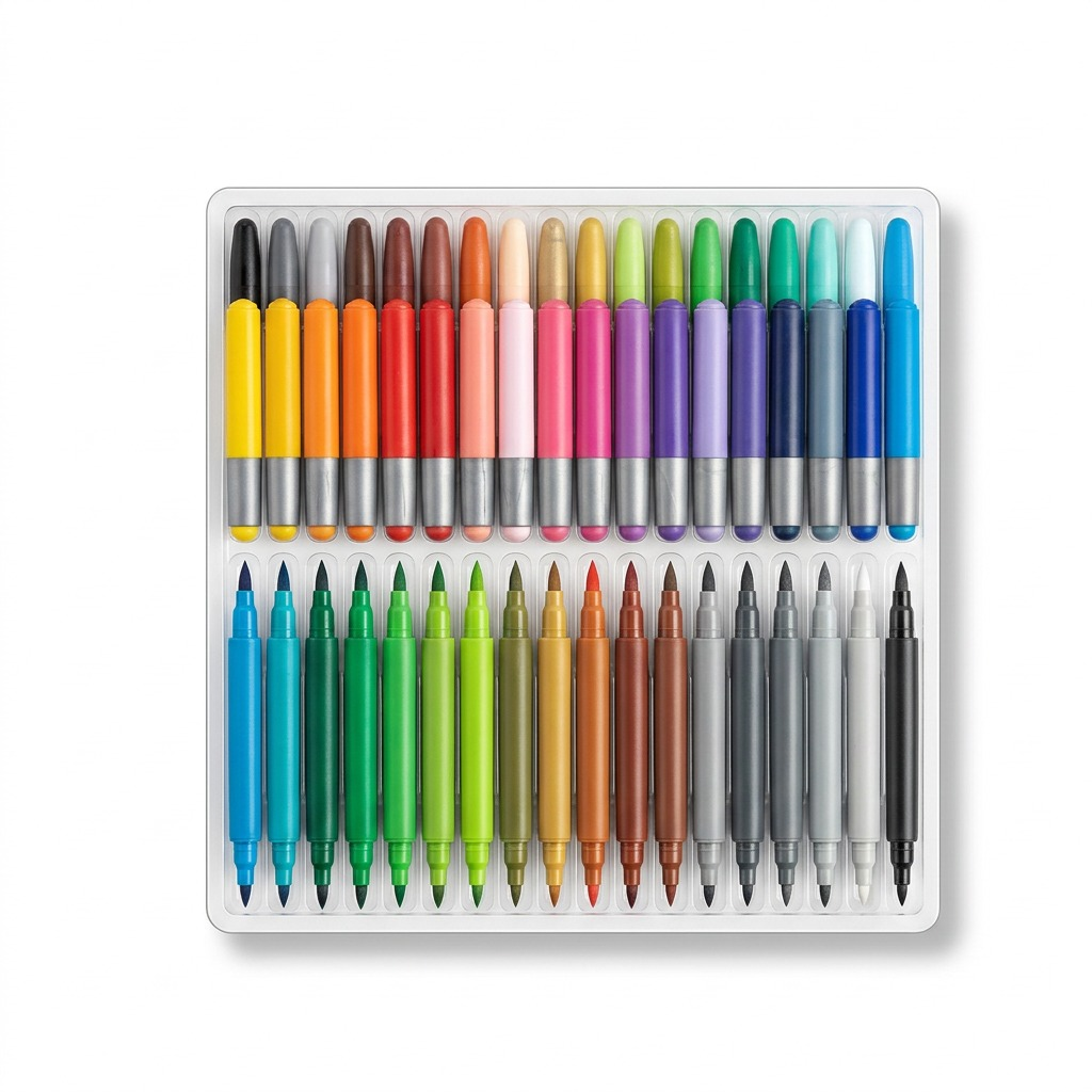 3001-TB72 STAEDTLER Double-Ended Watercolour Brush Pen PK/72
