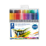 3001-TB72 STAEDTLER Double-Ended Watercolour Brush Pen PK/72
