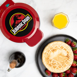 WM1JURJP UNCANNY BRANDS Waffle Maker Jurassic Park