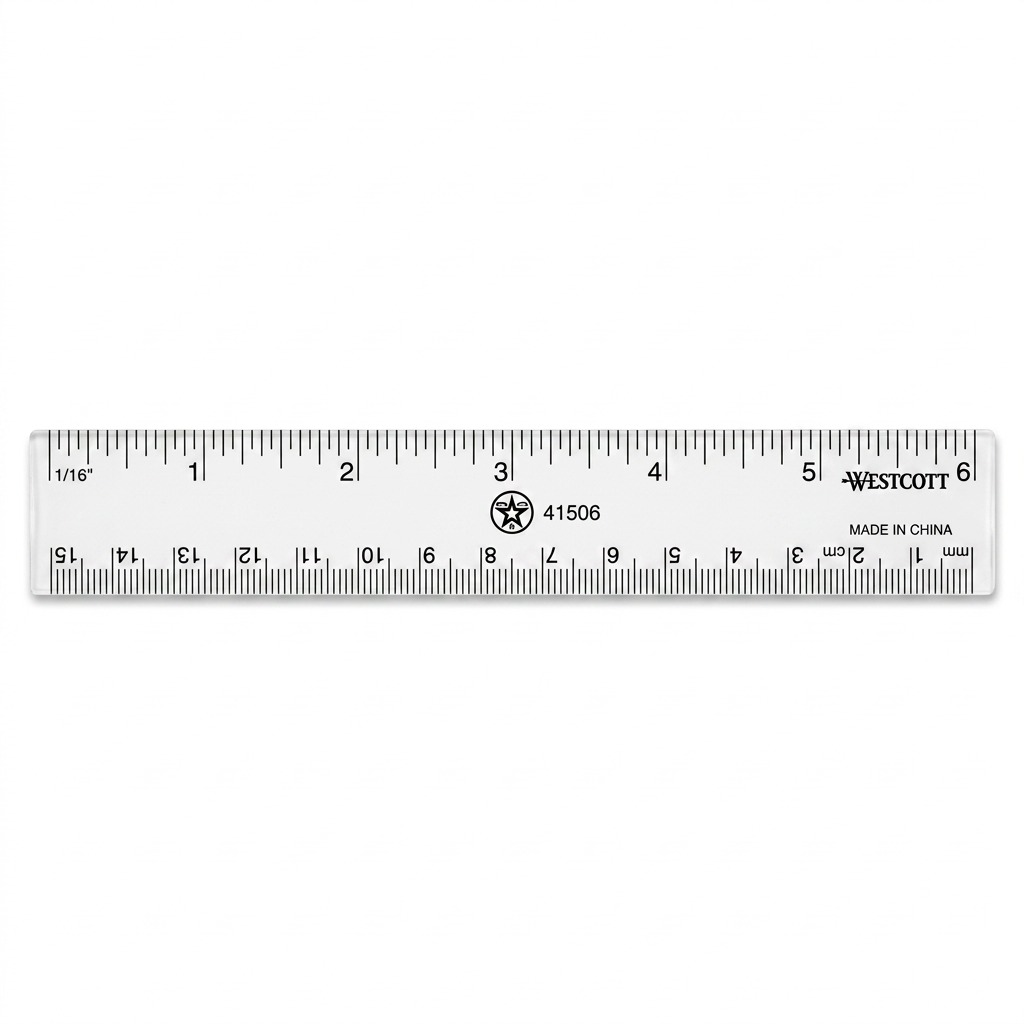 41506 Acme United Limited 15cm/6? ? Inch/Metric Scaless / 1