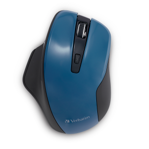 70244 Verbatim Verbatim Silent Ergo Wrls Blue LED Mouse-drk
