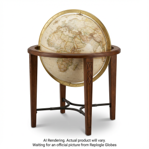 87804 Replogle Globes Jameson 16"/40.5 Cm Antique Raised Rel