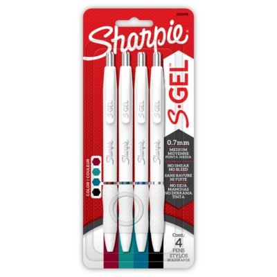 2206098 Sharpie ?SHP S-GEL WHT ASST INK 4CT CLASSIC