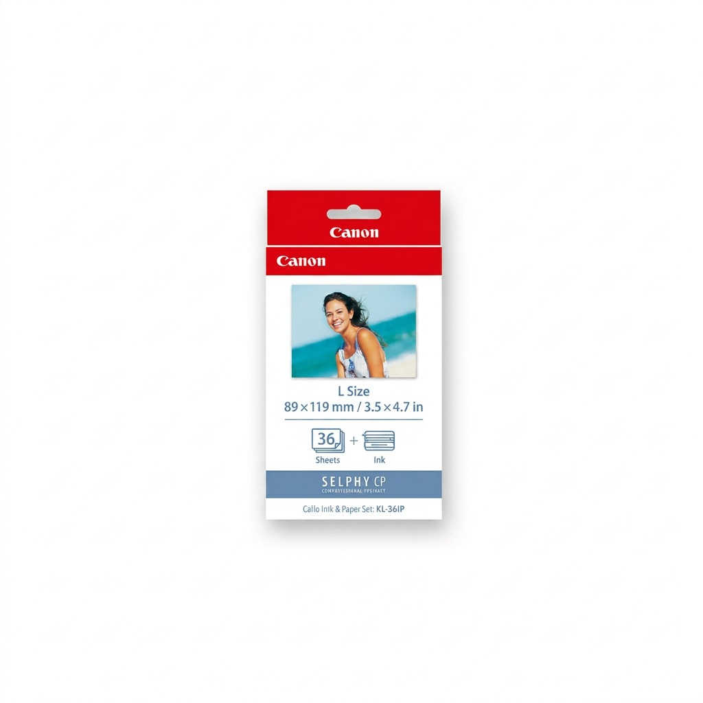 7738A001 Canon Ink & Paper Set KL-36IP (L Size)