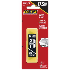 9612 Olfa SKB-2/5B Dual-Edge Safety Blades, 5pk