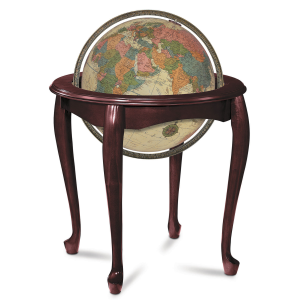 64036 Replogle Globes Queen Anne 16"/40.5Cm Diameter Antique