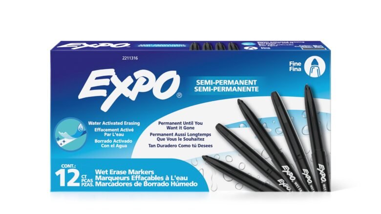 2211316 Expo Expo Wet Erase 12Ct Black Fine Os