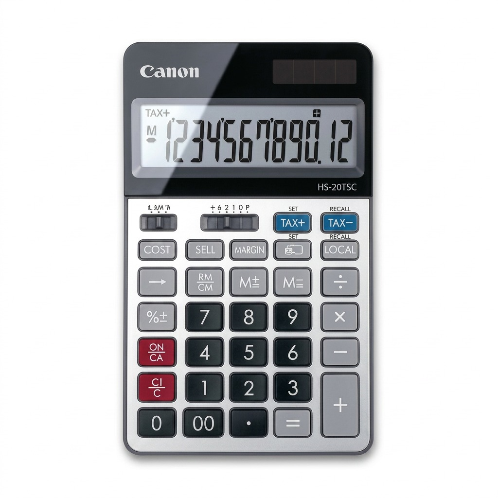 2469C004 Canon HS-20TSC Silver/Black 12-Digit Display