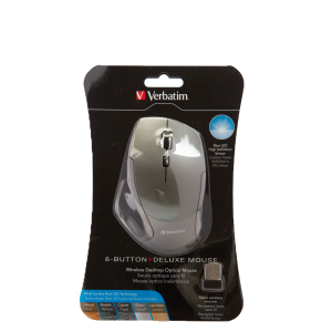 98621 Verbatim Verbatim 6 Button Blue LED Mouse (Graphite)