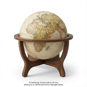 39501 Replogle Globes National Geographic GOODALL Antique -