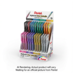 K110-8EP Pentel Stationery of Canada Ltd. Hybrid Dual Metall