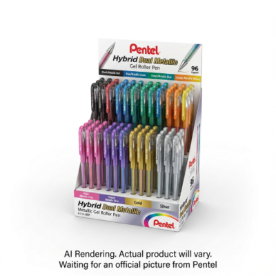 K110-8EP Pentel Stationery of Canada Ltd. Hybrid Dual Metall