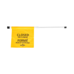 7115 Globe Commercial Products Closed for Cleaning Sign - En