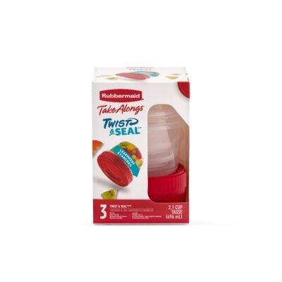 2165291 Rubbermaid OS 2.1C/496ML TKA TNS 3PK -RUBY