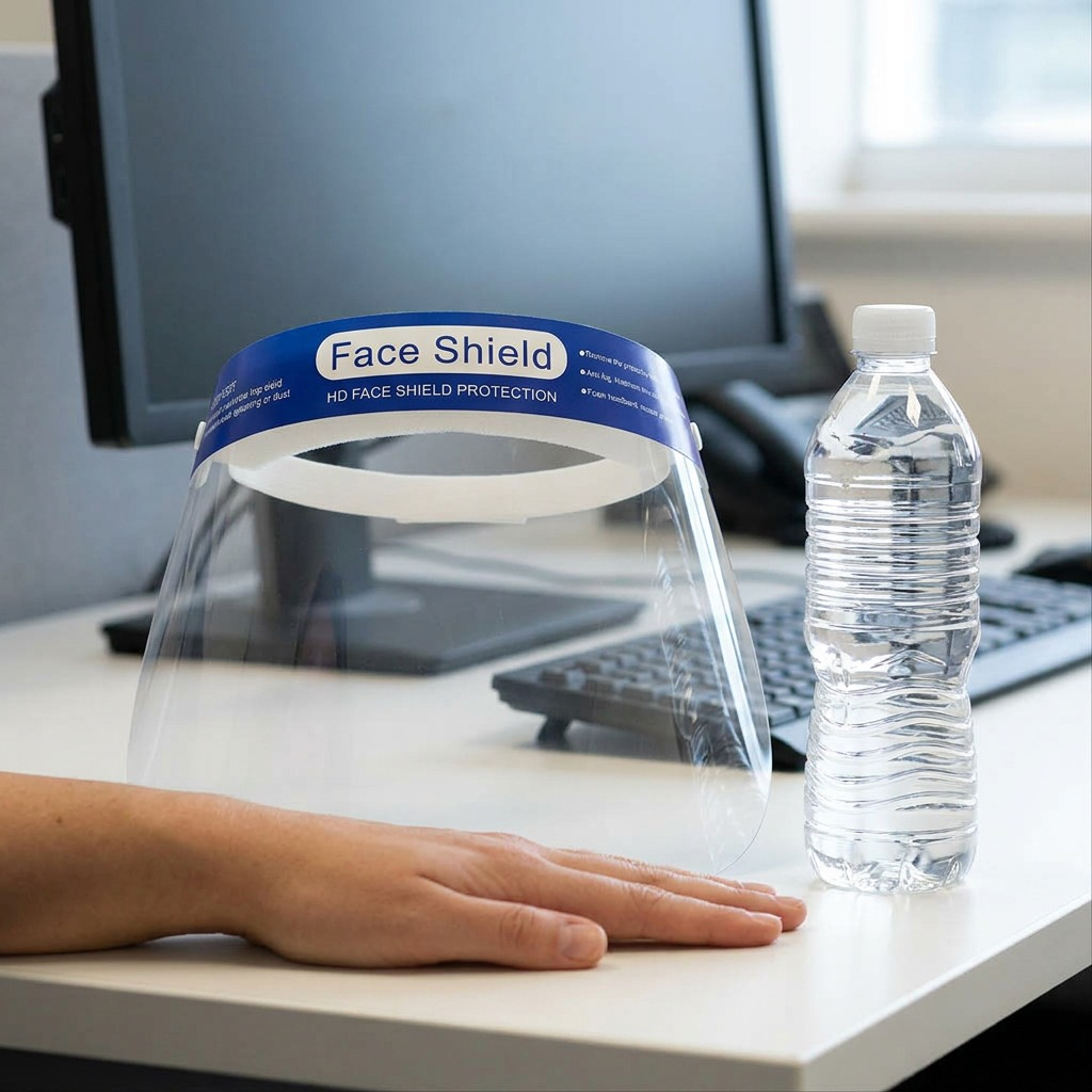 7740 Globe Commercial Products Face Shield Anti-Fog