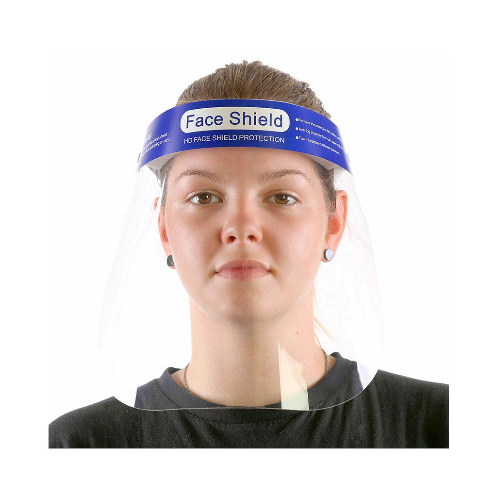 7740 Globe Commercial Products Face Shield Anti-Fog