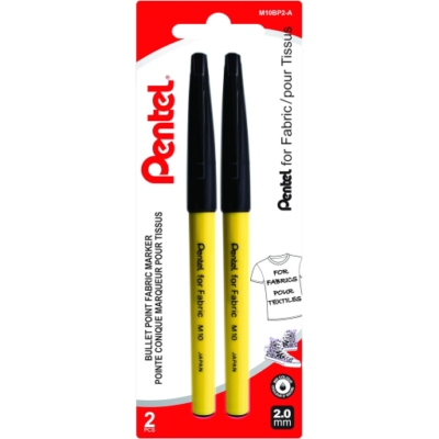 M10BP2-A Pentel Stationery of Canada Ltd. Permanent Fabric M