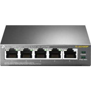TL-SG1005P TP-Link JetStream? 5-Port Gigabit Desktop Switch