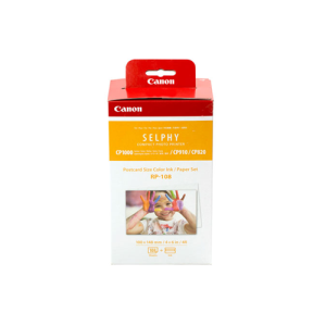 8568B001 Canon Selphy Colour Ink and Paper Set RP-108