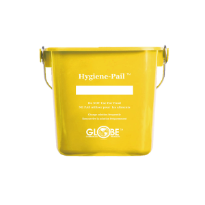 3603Y Globe Commercial Products 3Qt Sanitizing Pail - Yellow